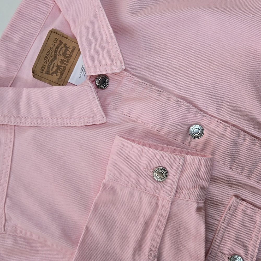 NWOT‎ Levi's Kids Light Pink Jean Jacket: XL